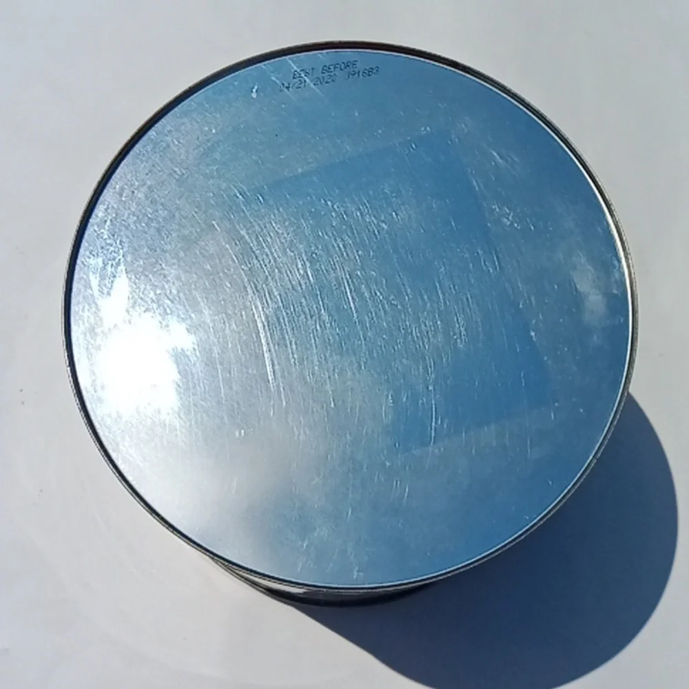 Large Posted Tin Can